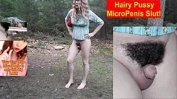 Oynat Kıllı amcık minik küçük mikrodick femboy sürtük! en küçük pindick sürtük! 1 inç klitoris crossdresser!