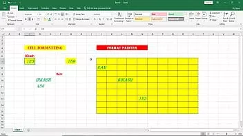 play Excel'de ressamı biçimlendir || Excel'de biçim ressamı nasıl kullanılır