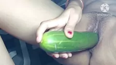 play Desi Girl Goes Wild with a Big Cucumber