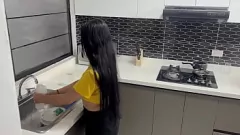 play Squirtastic Teen Latina Gets Hardcore with Big Dick Indian Stepbro