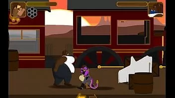 play テキサスのトラブルデモ4アニメーション：おならの警告とフェチの平坦化